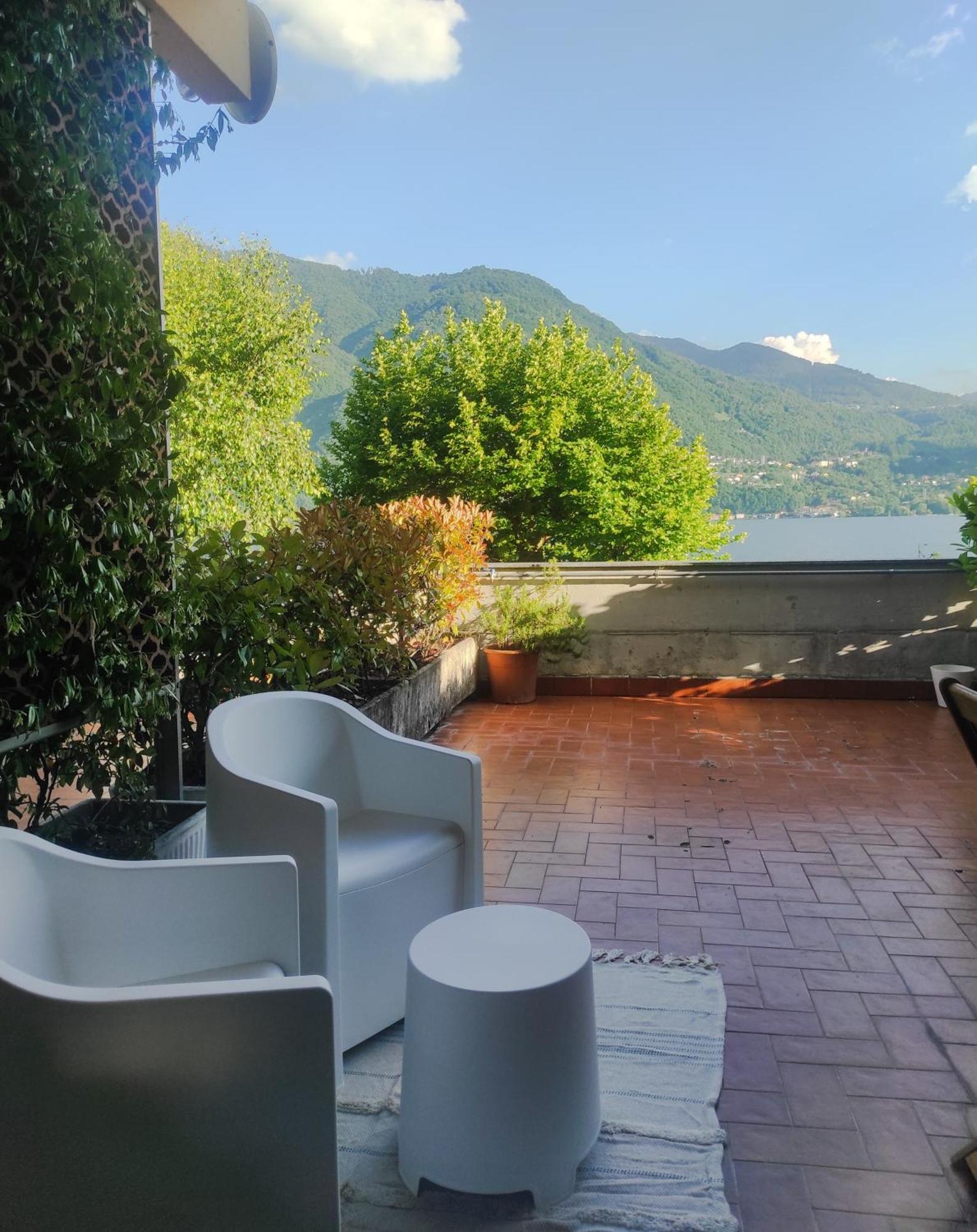 Lfsuite Luganolake Terrazza Spiaggia Privata Parking Wi-Fi Netflix ปอร์เลซซา ภายนอก รูปภาพ