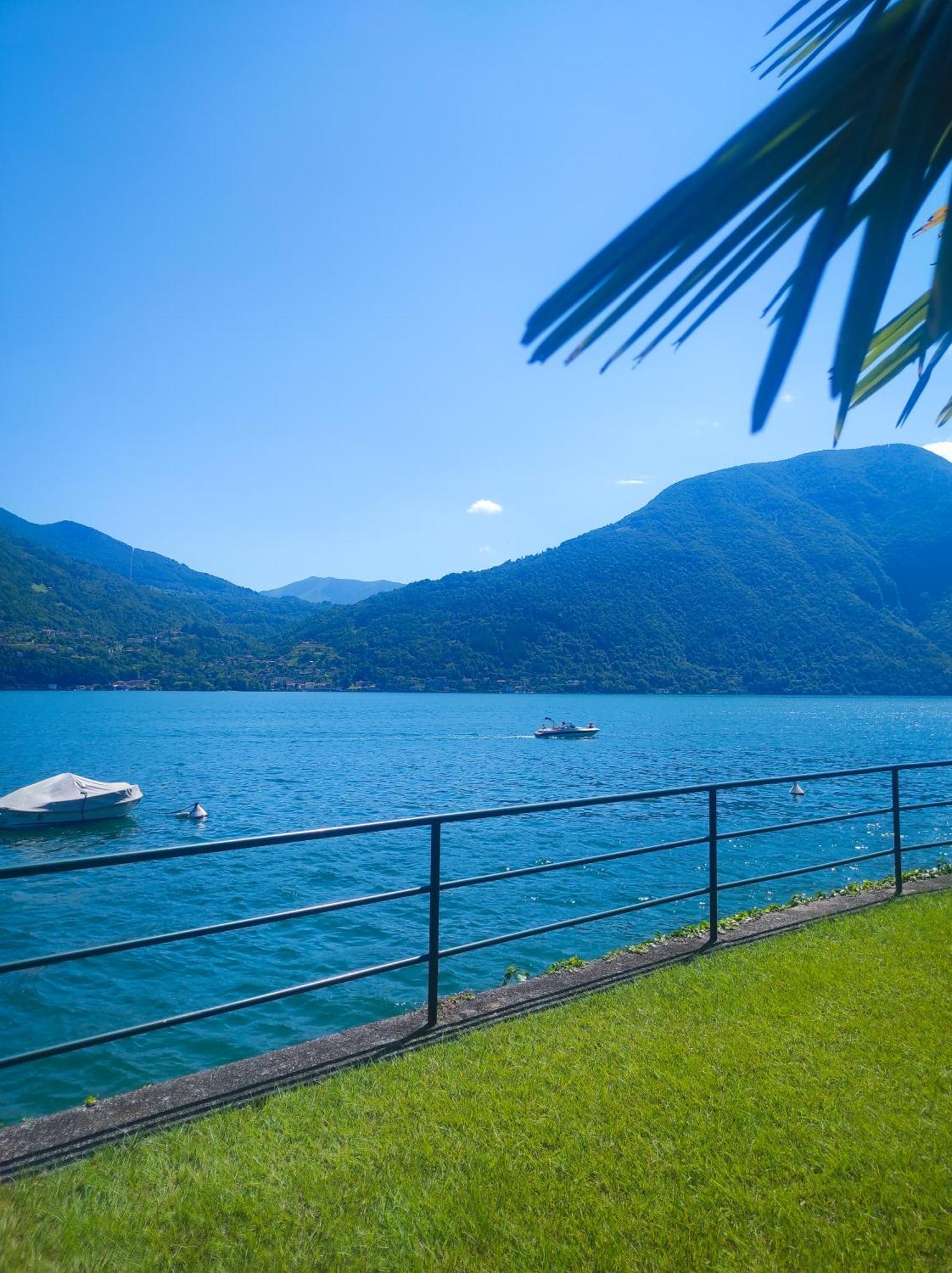 Lfsuite Luganolake Terrazza Spiaggia Privata Parking Wi-Fi Netflix ปอร์เลซซา ภายนอก รูปภาพ